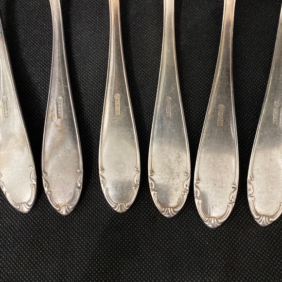 Vintage BMF 90  German Silver Plated Forks -1950’s-set of 6 - Picture 4 of 9
